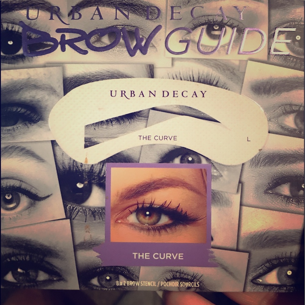 Urban Decay eyebrow stencils